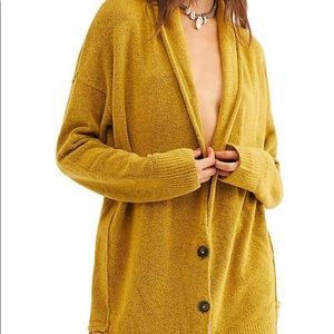 Free People High Atlas Heather Eucalyptus Cardigan